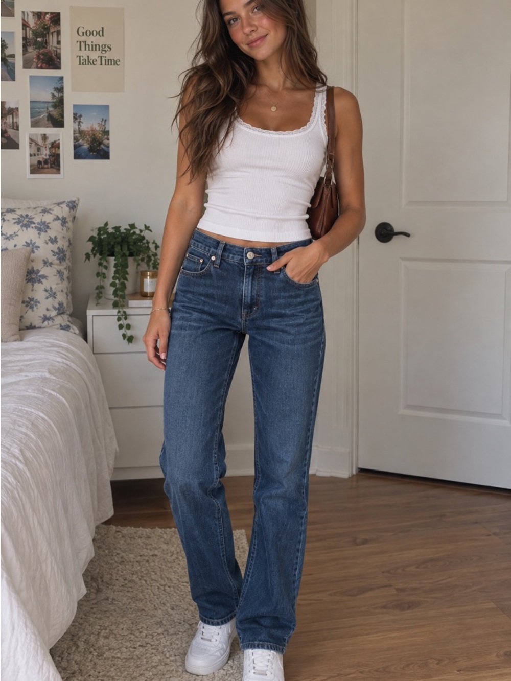 Talbots Dark Blue Women's Jeans - Classic Straight Leg 4